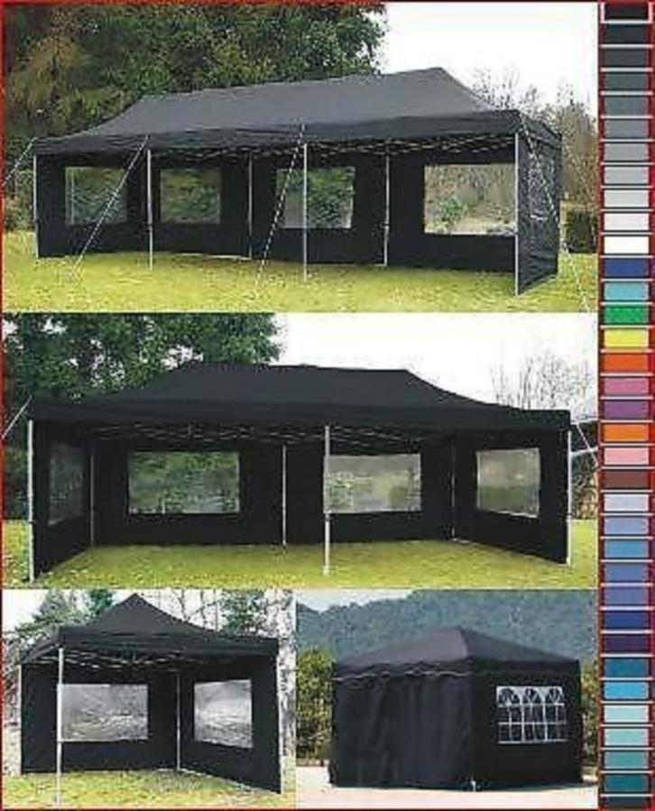 Profi Easy-Up Vouwpaviljoen Vouwtent Partytent 3x9- 3x6- 3x3, Caravans en Kamperen, Mobilhome-accessoires, Nieuw, Verzenden