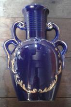 Blauwe vaas - keramiek - in uitstekende staat - € 25, Antiek en Kunst, Antiek | Vazen, Ophalen of Verzenden