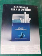 Gitanes cigarettes - publicité papier - 1977, Overige typen, Gebruikt, Ophalen of Verzenden