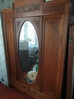 art nouveau- of jugendstil-stijl kleerkast kast, Antiek en Kunst, Ophalen