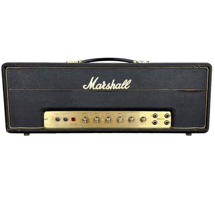 Marshall 50W model 1986 „kleine doos” uit 1970, Muziek en Instrumenten, Versterkers | Bas en Gitaar, Gebruikt, Basgitaar, Minder dan 50 watt