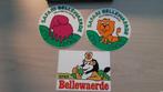 3 vintage stickers pretpark safari park Bellewaerde Ieper, Bedrijf of Vereniging, Ophalen of Verzenden, Zo goed als nieuw