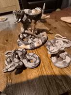 3 figurines de serpents, Collections, Collections Animaux, Enlèvement ou Envoi, Comme neuf, Reptile ou Amphibien, Statue ou Figurine