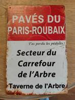 Metalen fietsplaat Paris - Roubaix, New Dispatch ok., Ophalen of Verzenden, Nieuw