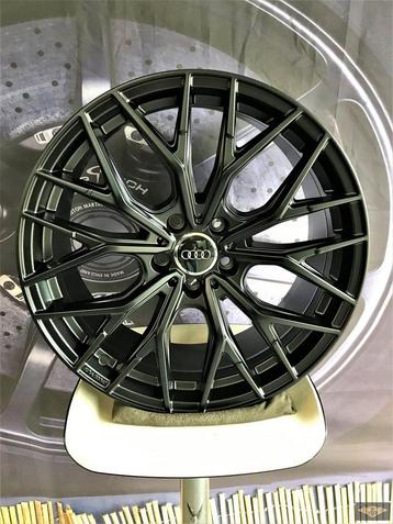 19 inch 5x112 Audi A4 Spyder Repl. Velgen Nieuw (Mat Zwart) beschikbaar voor biedingen