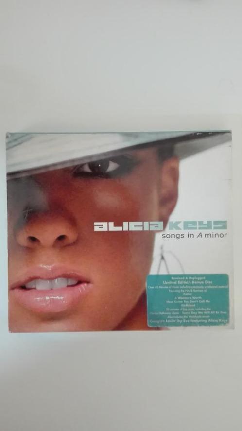 dubbel CD Alica Keys: songs in A minor + Remixed & Unplugged, Cd's en Dvd's, Cd's | R&B en Soul, Gebruikt, 2000 tot heden, Ophalen of Verzenden