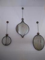 Set van 3 decoratieve spiegels, Huis en Inrichting, Woonaccessoires | Spiegels, Ophalen of Verzenden, Gebruikt