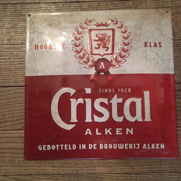 cristal alken reclamebord blik beschikbaar voor biedingen