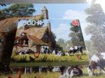 nr.59 - Puzzel: koeien bij de boerderij - 1500 stukjes, Hobby en Vrije tijd, Ophalen of Verzenden, 500 t/m 1500 stukjes, Legpuzzel