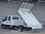 Iveco Daily 35C16 3.0L Open Laadbak Dubbel Cabine met Kist N, Auto's, Stof, Gebruikt, Euro 6, 4 cilinders