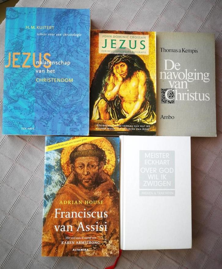 Koopje !  5 boeken religie en mystiek, Boeken, Godsdienst en Theologie, Gelezen, Christendom | Katholiek, Ophalen of Verzenden