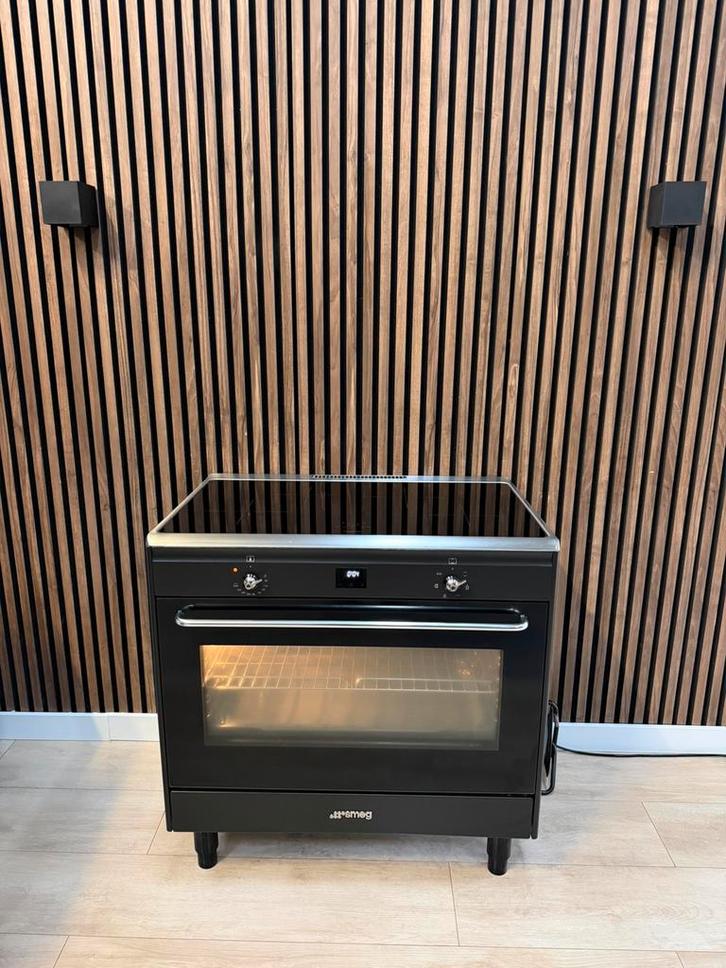 ZGAN Luxe Smeg Inductie Fornuis 90 cm (Gratis bezorgen), Elektronische apparatuur, Kookplaten, Zo goed als nieuw, Vrijstaand, Inductie
