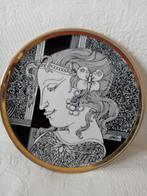 Hollohaza jaren 70 Hongaars porseleinen decoratiebord (20cm), Antiek en Kunst, Ophalen of Verzenden