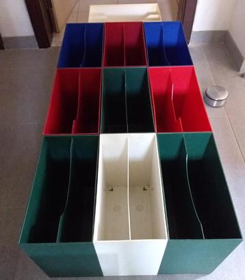 Retro elpee bakken voor vinyl platen, Lp's beschikbaar voor biedingen