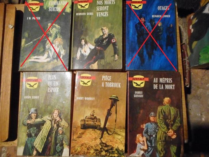 Romans de guerre - Gerfaut, Livres, Guerre & Militaire, Utilisé, Enlèvement ou Envoi