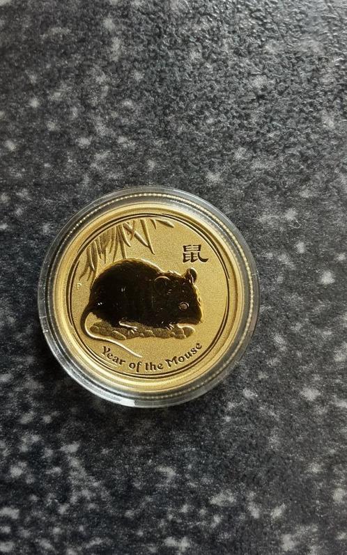 Gouden Lunar II 1/4 oz (2008), Postzegels en Munten, Edelmetalen en Baren, Goud, Ophalen of Verzenden