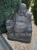 Boeddha in steen voor in de tuin of terras, Ophalen, Zo goed als nieuw