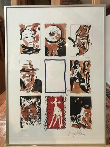 Lithographie de Hugo Claus - Film Festival, Enlèvement