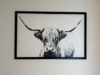 BJÖRKSTA Fotolijst en afbeelding Rund, Metaal of Aluminium, Ophalen of Verzenden, Zo goed als nieuw, 100 tot 125 cm