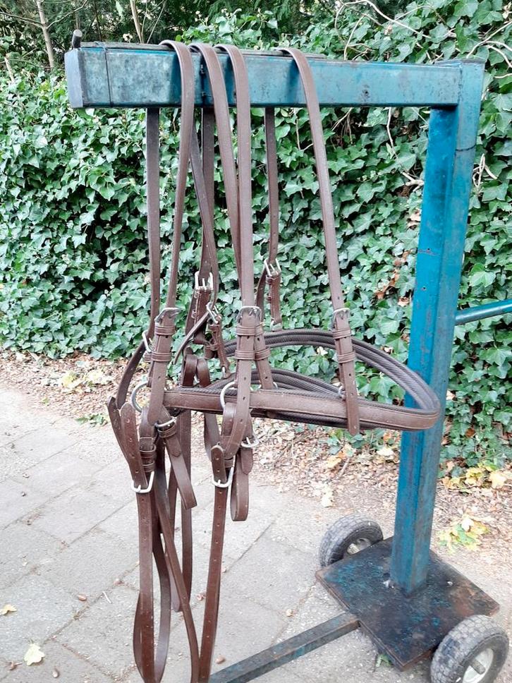 🔴-IDEAL EUROTECH- 2 X ZGAN FULL ACHTERBROEKEN Á 75 E. 🔴, Dieren en Toebehoren, Paarden en Pony's | Hoofdstellen en Tuigage, Ophalen of Verzenden