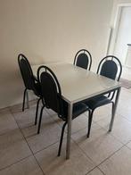 Keukentafel met 4 stoelen, Ophalen, Gebruikt