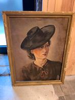 Portretschildering van een vrouw, Ophalen