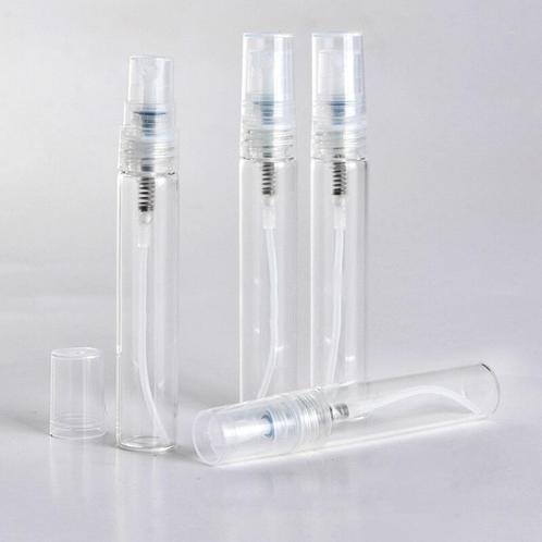 Glazen navulbare Spray Flesjes - glas - 10ml - 8 stuks, Diversen, Overige Diversen, Nieuw, Ophalen