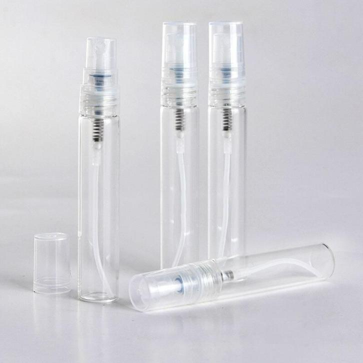 Glazen navulbare Spray Flesjes - glas - 10ml - 8 stuks, Diversen, Overige Diversen, Nieuw, Ophalen
