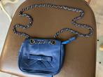 blauw handtasje 20/15, Handtassen en Accessoires, Tassen | Damestassen, Ophalen of Verzenden, Zo goed als nieuw, Blauw, Schoudertasje