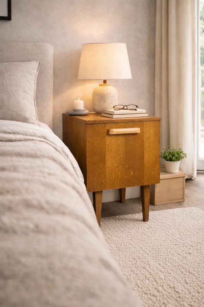 Prachtige set nachtkastjes, Huis en Inrichting, Slaapkamer | Nachtkastjes, Gebruikt, Hout, Ophalen of Verzenden