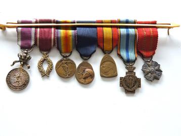 ABBL KONGO + VRIJWILLIGER 1914-18 Medailles