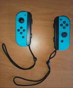 Nintendo Switch Joy Con blauw neon, Games en Spelcomputers, Overige controllers, Ophalen of Verzenden, Zo goed als nieuw, Draadloos