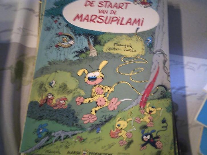 Marsupilami en marsu productie strips, Boeken, Stripverhalen, Gelezen, Meerdere stripboeken, Ophalen of Verzenden