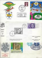 Verenigd Koninkrijk 3 x FDC's : zie beschrijv., Envoi