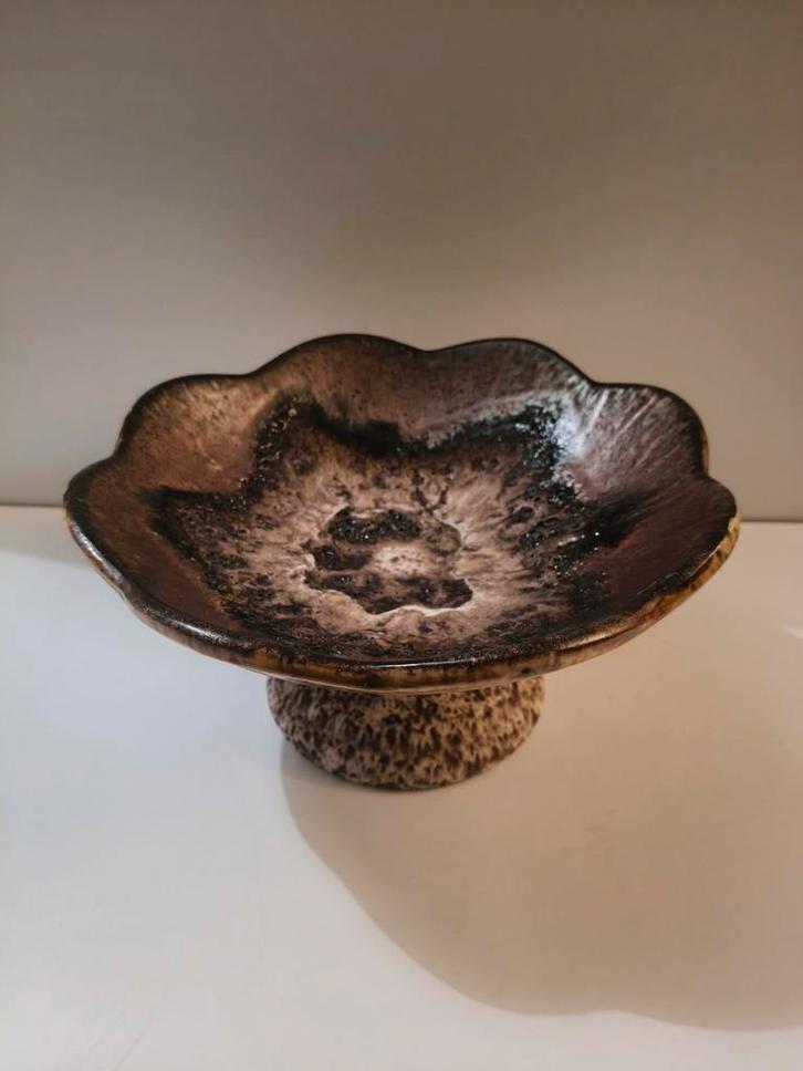 coupe à fruits céramique Fat Lava, Antiquités & Art, Antiquités | Plateaux, Enlèvement ou Envoi