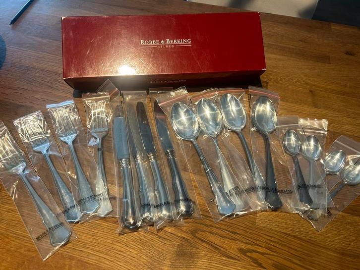 Robbe & Berking Alt Chippendale Besteck in Sterling, Huis en Inrichting, Keuken | Bestek, Nieuw, Bestekset, Overige materialen