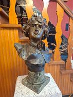 BUSTE EN BRONZE DE NAPOLEON JEUNE SIGNÉ MADRASSI., Enlèvement, Bronze