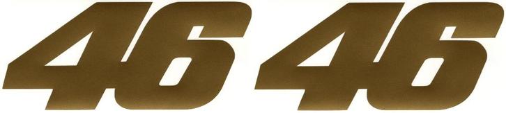 46 Valentino Rossi sticker set #9, Motoren, Accessoires | Stickers, Verzenden