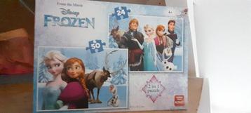 Frozen 2 puzzels 24 en 50 stukjes beschikbaar voor biedingen