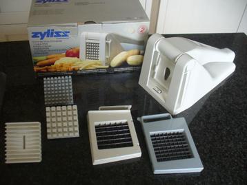 Friet snijapparaat :   “Zyliss”   NIEUW beschikbaar voor biedingen
