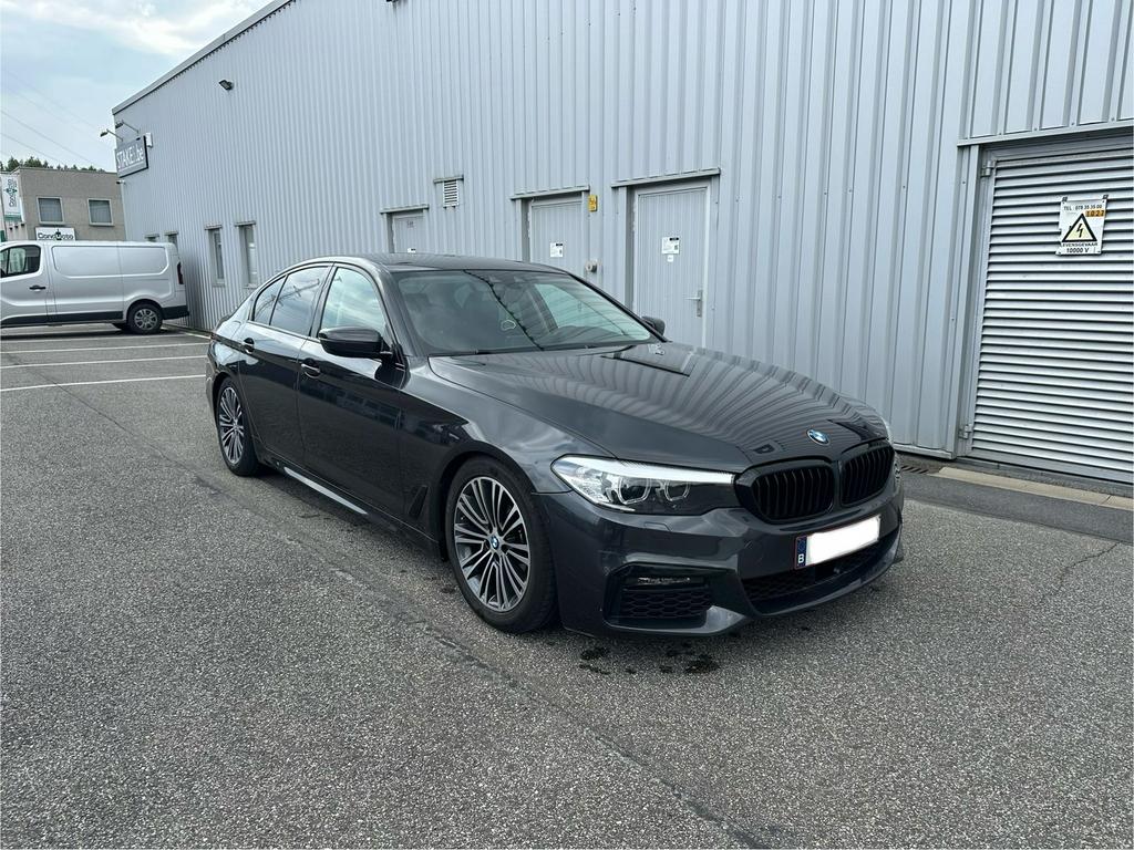 Bmw 520D, Auto's, Automaat, Zwart, Leder, Elektrische stoelverstelling