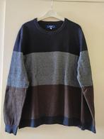 Trui blauw wit bruin, brede streep met wit, Jules, maat XL, Kleding | Heren, Ophalen, Jules, Blauw, Maat 56/58 (XL)