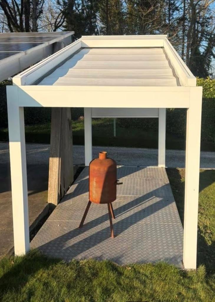 BRUSTOR ZONNELUIFEL TERRASOVERKAPPING, Tuin en Terras, Overkappingen, Ophalen, Gebruikt, Tuinpaviljoen