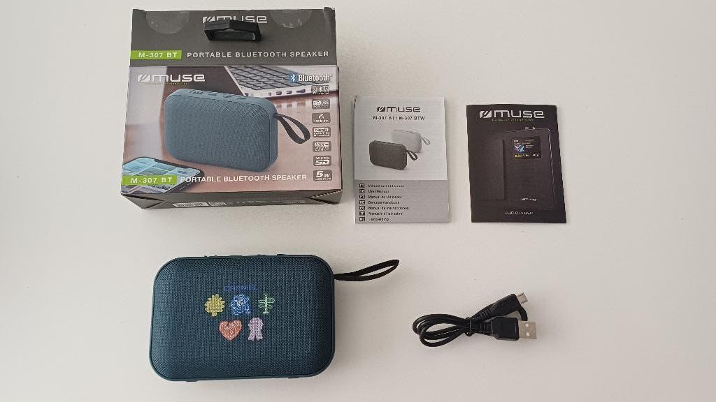 Muse M-307-bt bluetooth speler compact & overal mee te nemen, Ophalen of Verzenden, Overige typen
