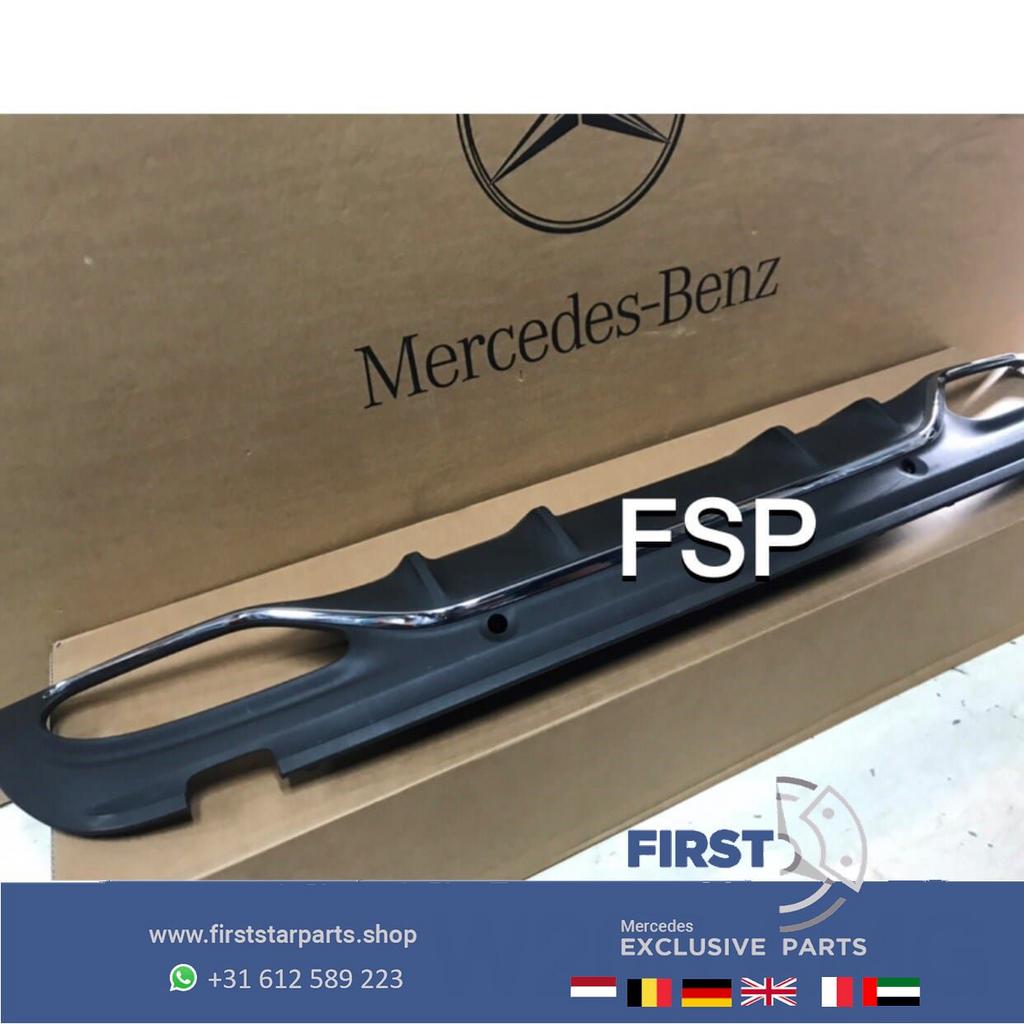 W205 AMG Line Diffuser C43 Mercedes C Klasse achterbumper sp, Utilisé, -, -, Enlèvement ou Envoi