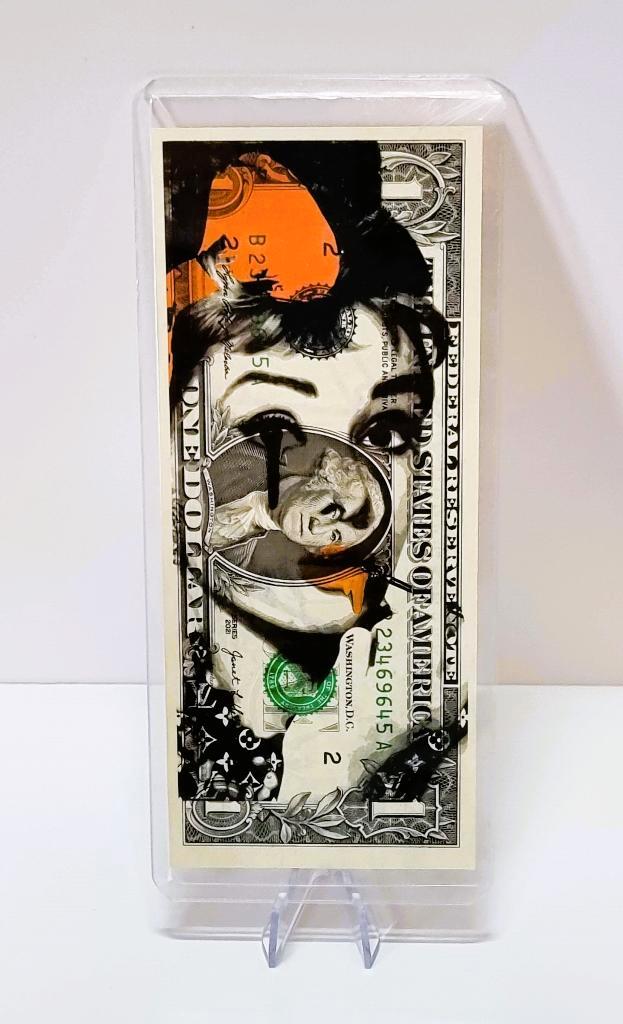 Audrey Hepburn - 1 Dollar - Death NYC - Pop art - A/P, Verzamelen, Complete verzamelingen en Collecties, Ophalen of Verzenden