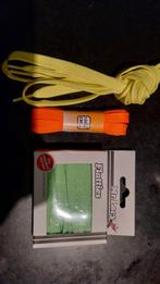 Veters fluo - 120cm/130cm - nieuw; 3 paar, Ophalen of Verzenden