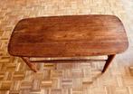 Salontafel hout midcentury, Huis en Inrichting, Ophalen, Gebruikt, Ovaal