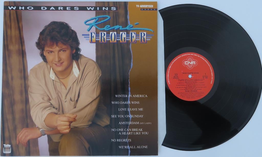 Rene Froger - Who dares wins. Lp, Gebruikt, 1980 - 1989, Ophalen of Verzenden, 12 inch