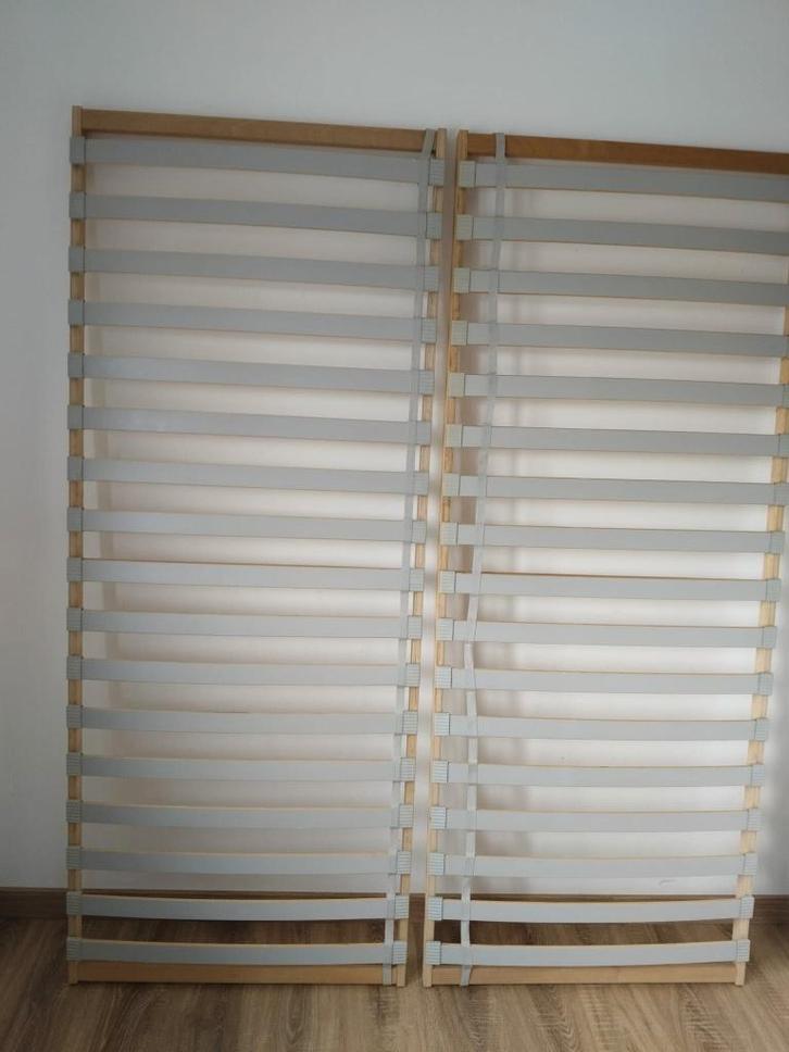2 identieke lattenbodems, 80cm x 200cm, ikea, Huis en Inrichting, Slaapkamer | Matrassen en Bedbodems, Zo goed als nieuw, Bedbodem